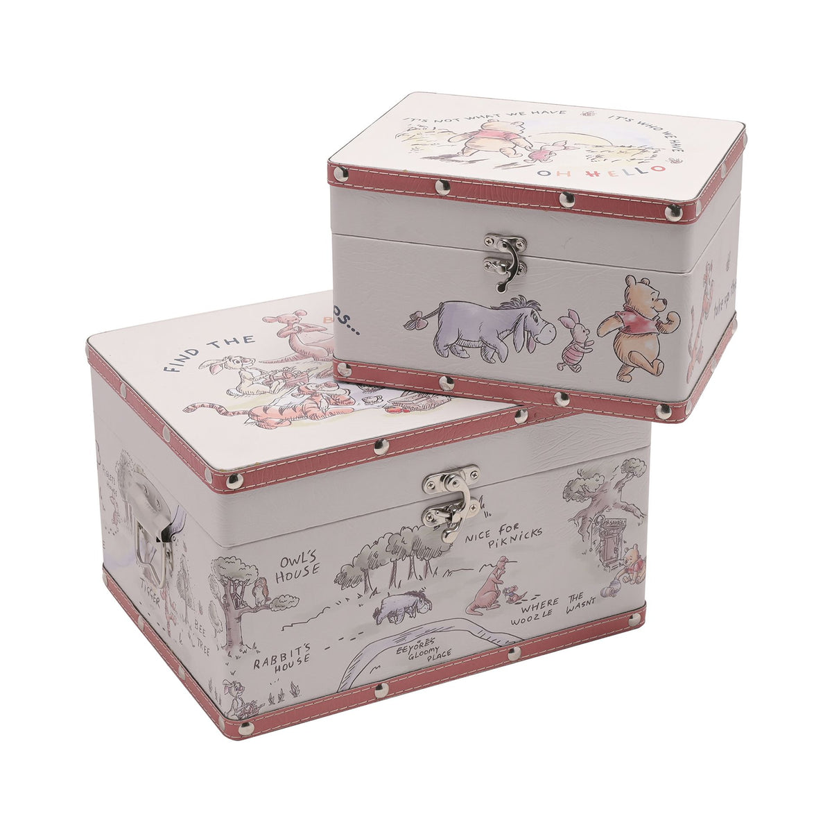 Winnie the pooh sale toy box dunelm