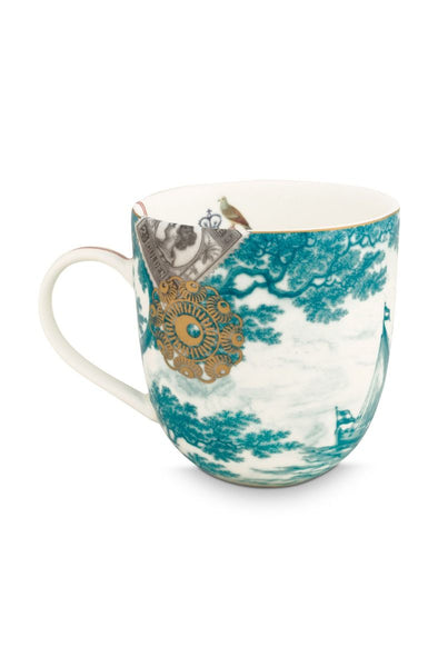 Pip Studio Heritage Boat Aqua Large Mug - 300ml