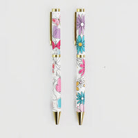 Belly Button Butterfly Set of 2 Pen Set