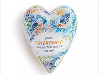 Demdaco Art Heart "Your Friendship "
