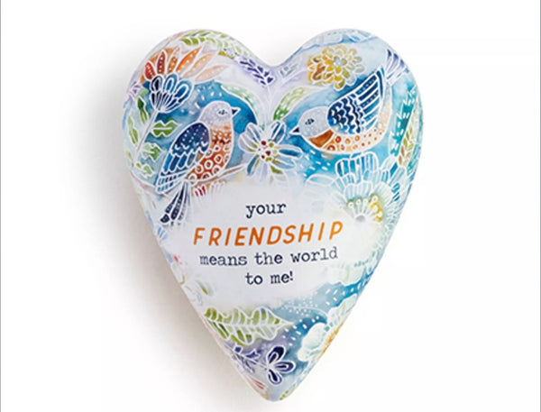 Demdaco Art Heart "Your Friendship "