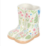 Floral Print Welly Boot Planter