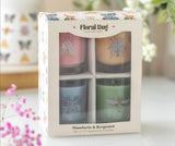 Set of 4 Candles Mandarin and Bergamot