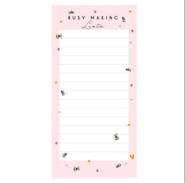Busy Making Lists - Magnetic to-do List