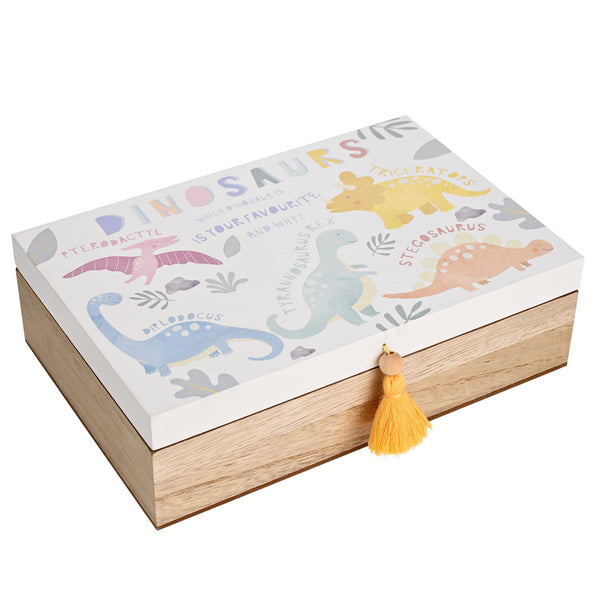 Petit Cheri Dinosaur Names Keepsake Box