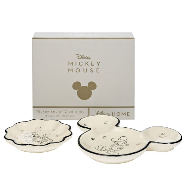 Disney Mickey & Minnie Set of 2 Trinket Dishes