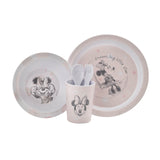 Disney Mickey Mouse & Minnie Mouse Melamine Dinner Sets 5 Piece