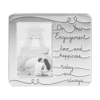 On Your Engagement Photo Frame 4" x 6"