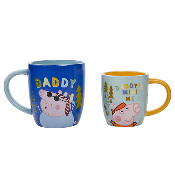 Peppa Pig Mug Sets  - Daddy & Me and Mummy & Me