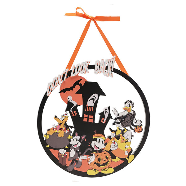 Disney Halloween Mickey & Friends Plaque