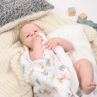 Wrendale Designs Little Savannah Baby Blanket - Comes with Free Gift bag