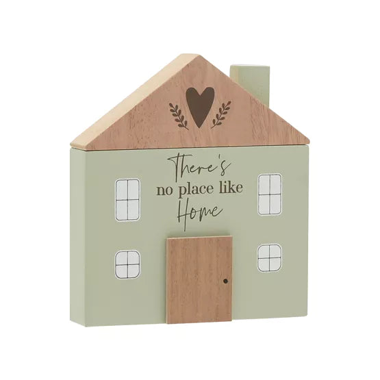 Moments There's No Place Like Home Mini House Plaque