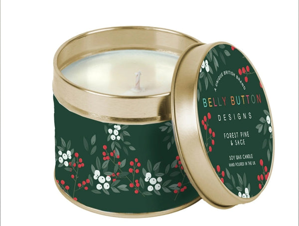 Winter Berries Tinned Candles