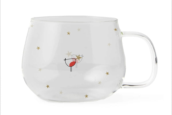 Robins Glass Mug
