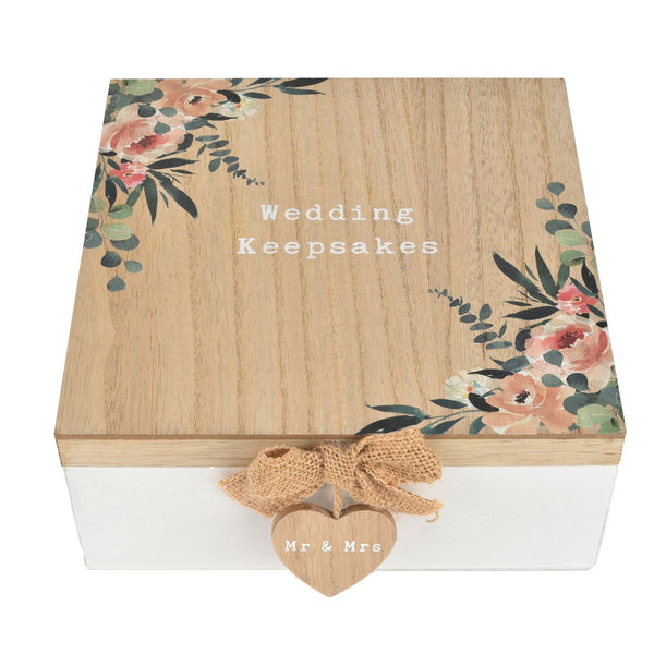 Love Story Wedding Keepsake Box