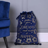 Follow Your Dreams Blue Velvet Sack