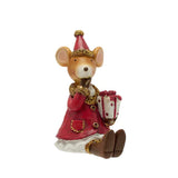 Christmas Mouse Seated Decoration