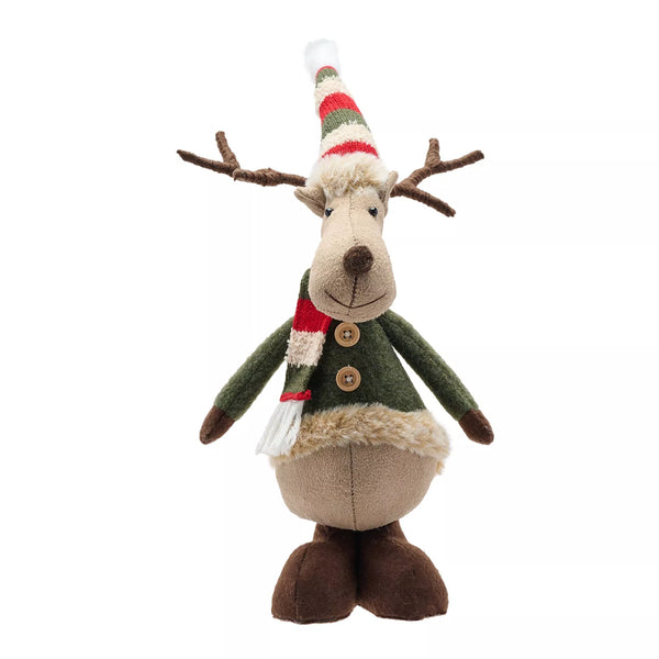 Fabric standing Moose with Short Legss