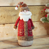 Santa & Snowman Fabric Ornament's