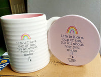 Love Life Mugs & Coaster Sets