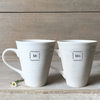 East Of India Mr & Mrs Mug Set