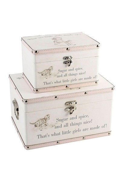 Sugar & Spice Baby Girl keepsake Boxes