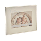 Bambino Silverplated Twins Photo Frame