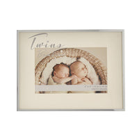 Bambino Silverplated Twins Photo Frame